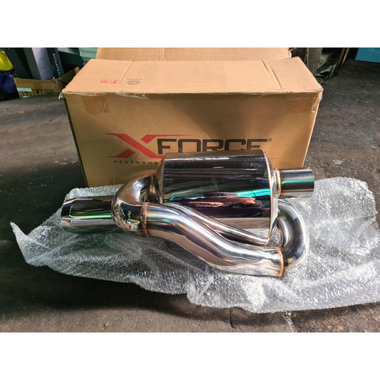 XForce Twin Loop Muffler 2.5" Inlet