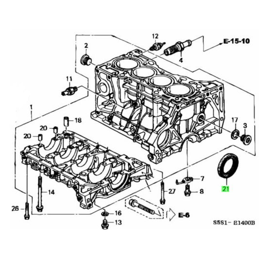 Honda OEM K Series Rear Main Seal