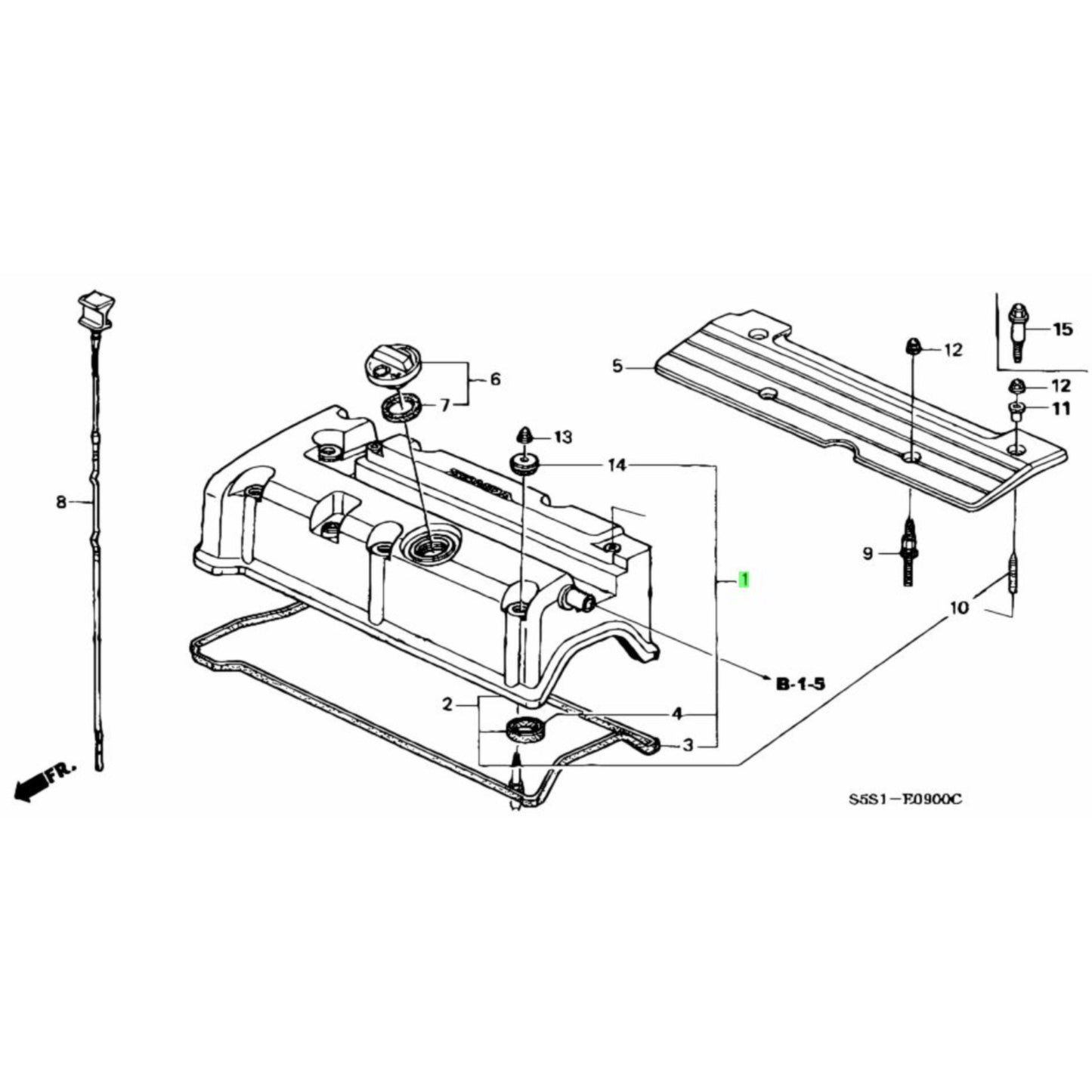 Honda OEM K Series Rocker Cover Gasket Kit