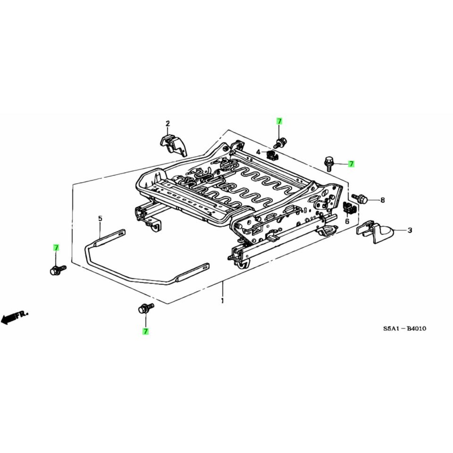Honda OEM Seat Rail Bolt